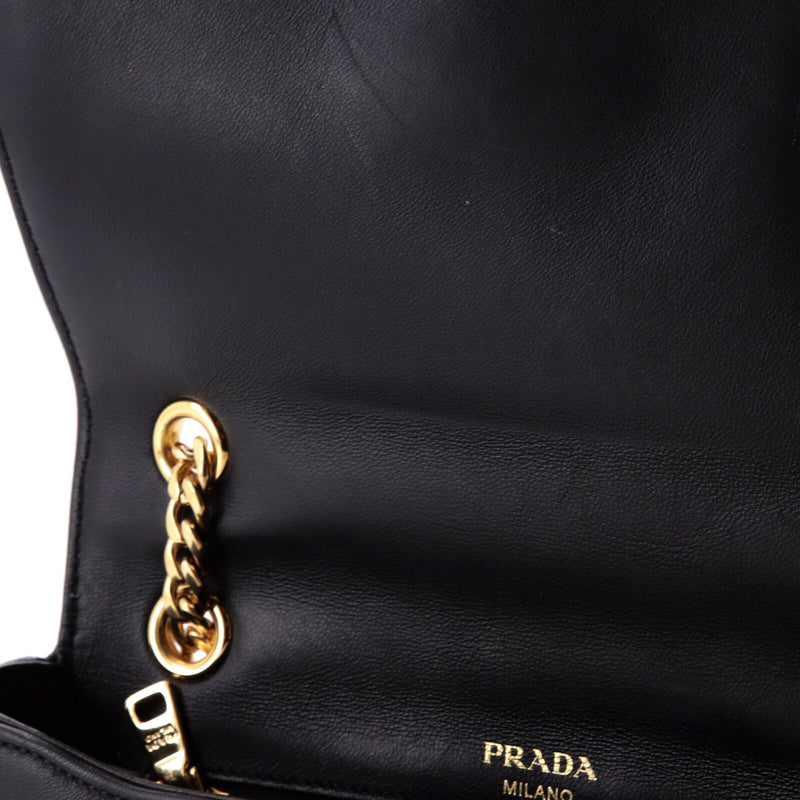 Prada Chain Flap Shoulder Bag Nappa