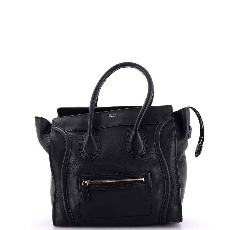 Celine Luggage Bag Smooth Leather Mini