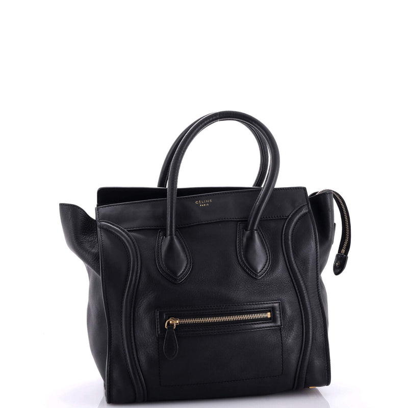 Celine Luggage Bag Smooth Leather Mini