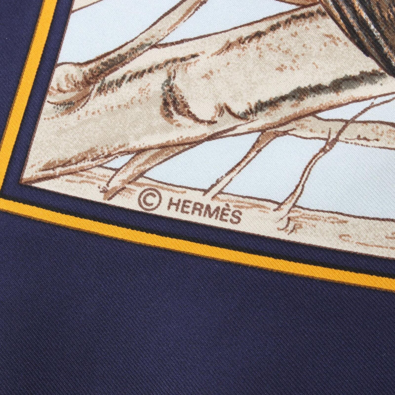 Hermes Carre90 Chasse Au Bois Scarf Silk