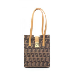 Fendi Zucca Tote Bag Canvas Leather