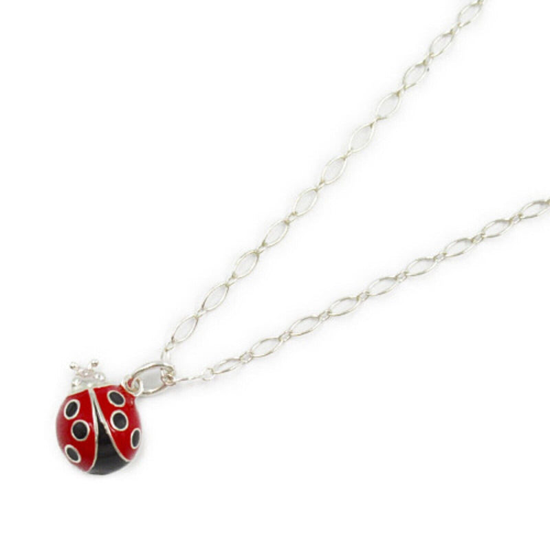 Tiffany＆Co Ladybug Necklace Pendant Red