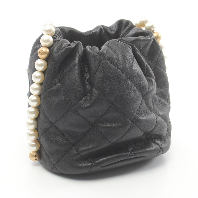 Chanel Cc Matelasse Pearl Chain Shoulder