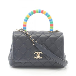 Chanel Coco Xxs Top Handle Hand Bag Lamb