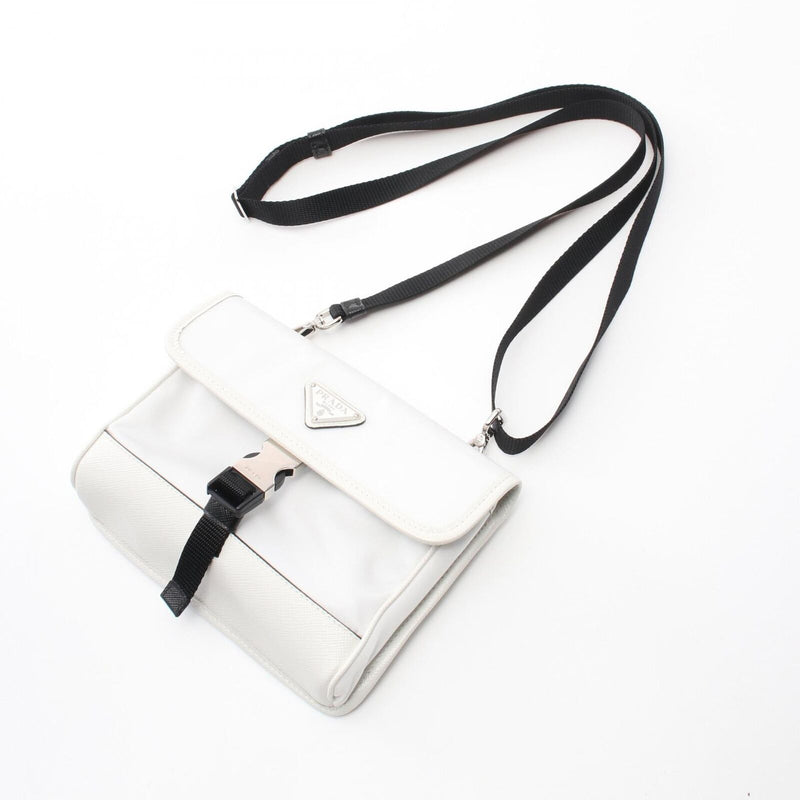 Prada Re Nylon Tessuto Saffiano Shoulder