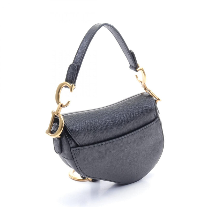 Christian Dior Saddle Handbag Leather