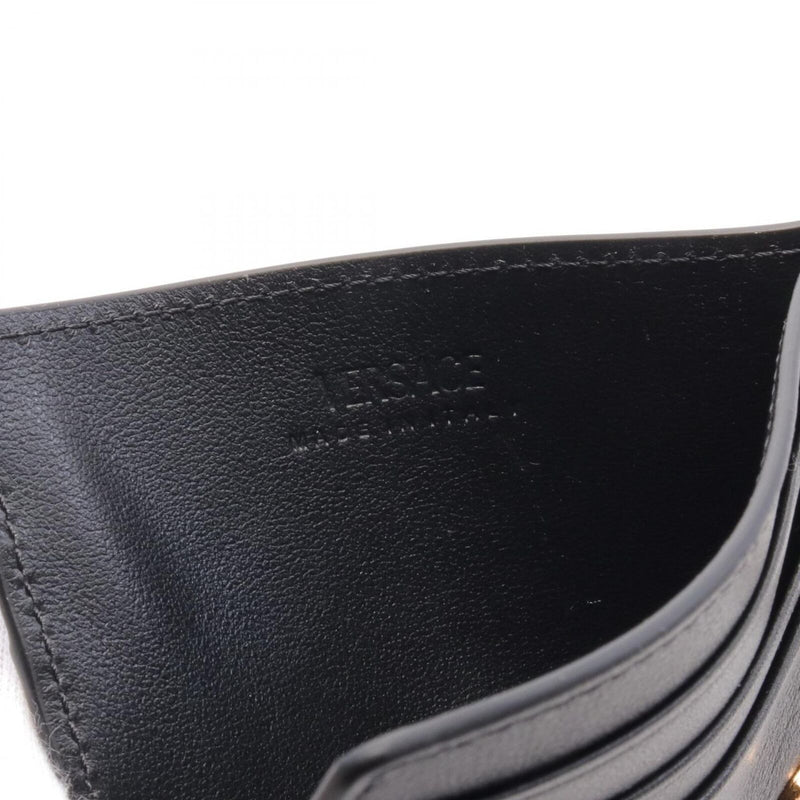 Versace Medusa Card Holder Leather Black