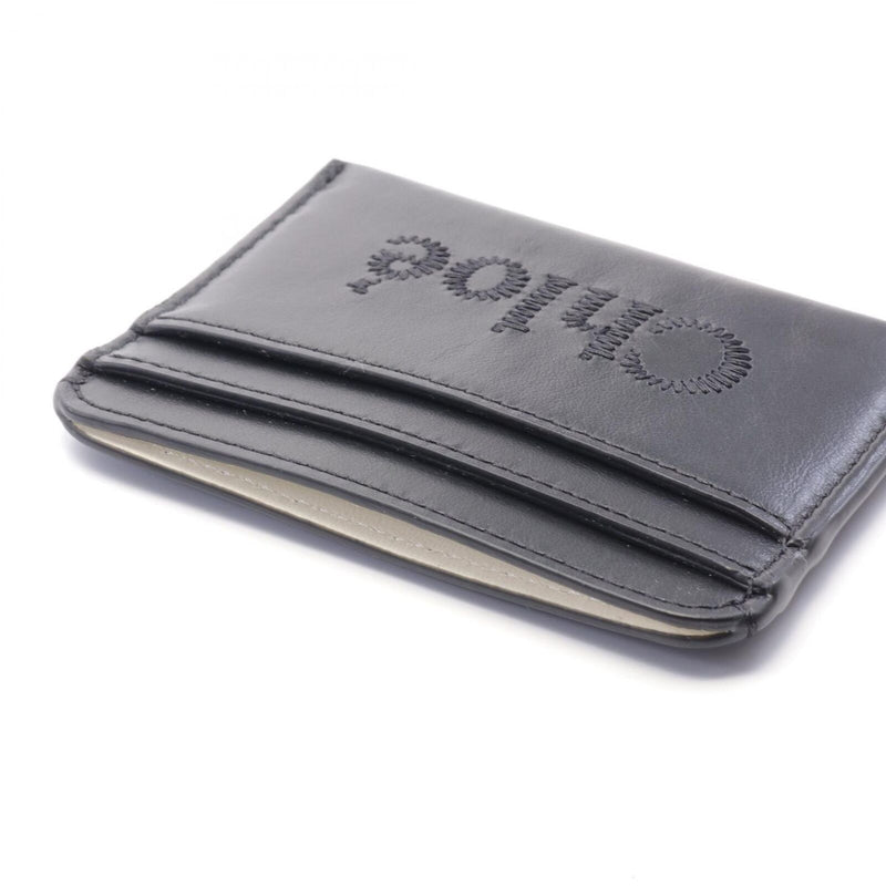 Chloe Card Case Holder Leather Black