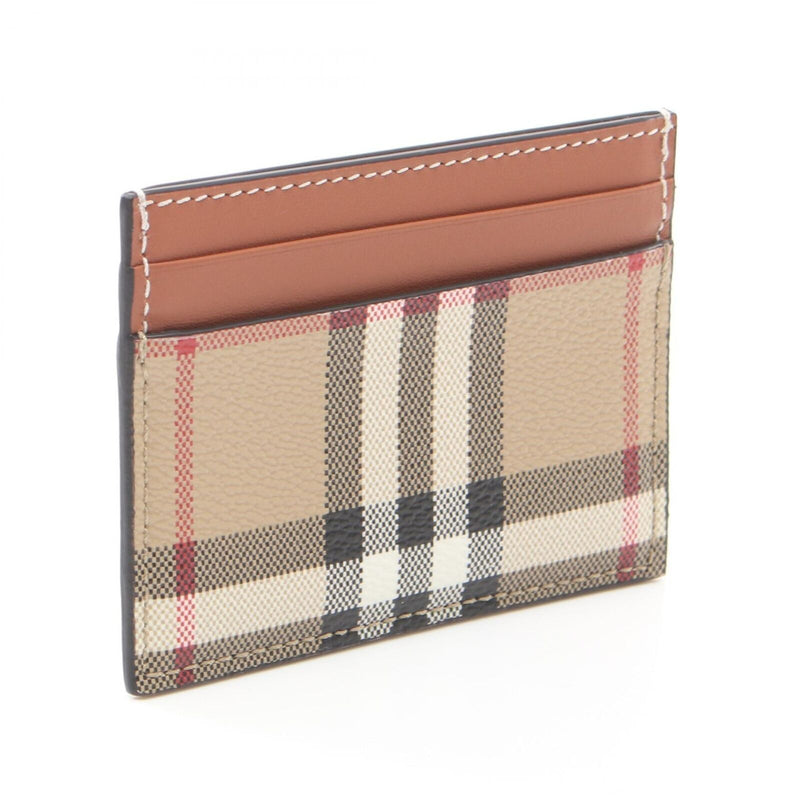 Burberry Check Card Holder Canvas