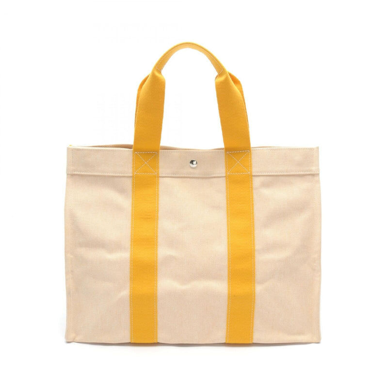 Hermes Bora Gm Tote Bag Toile H Beige