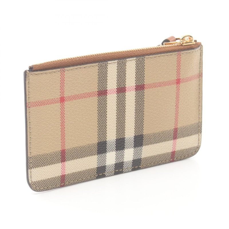 Burberry Vintage Check Coin Canvas Beige