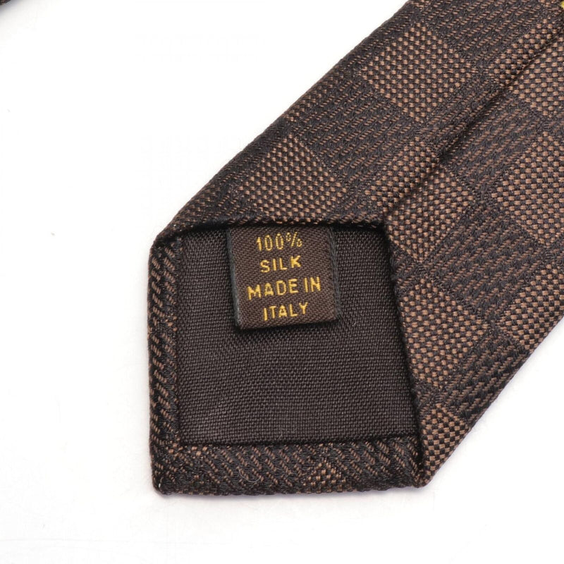 Louis Vuitton Damier Tie Silk Brown