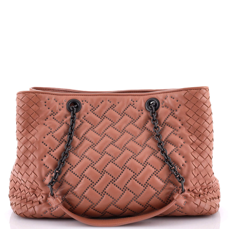 Bottega Veneta Double Chain Tote Studded