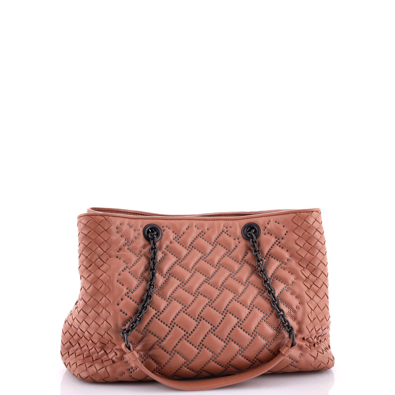 Bottega Veneta Double Chain Tote Studded