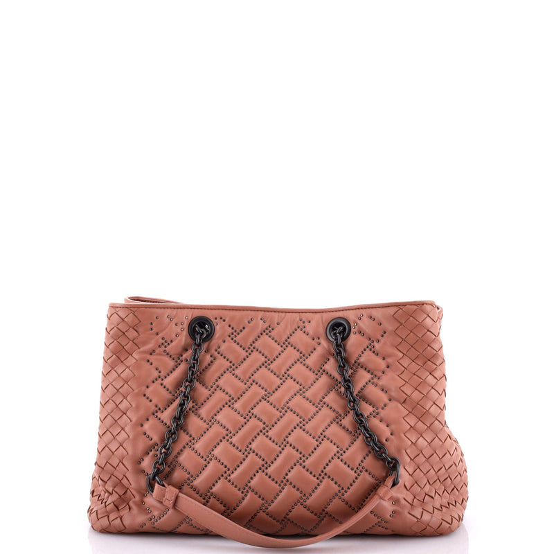 Bottega Veneta Double Chain Tote Studded