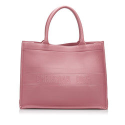 Dior Medium Embossed Book Tote Pink