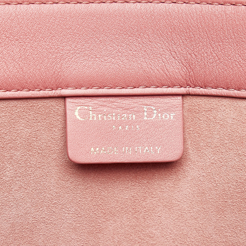 Dior Medium Embossed Book Tote Pink