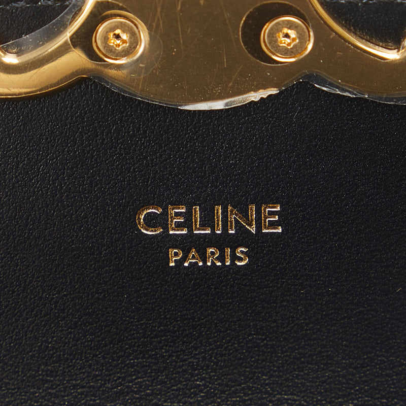 Celine Mini Triomphe Black Calf