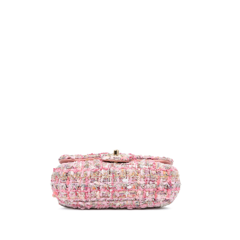 Chanel Mini Pearl Handle Flap Pink