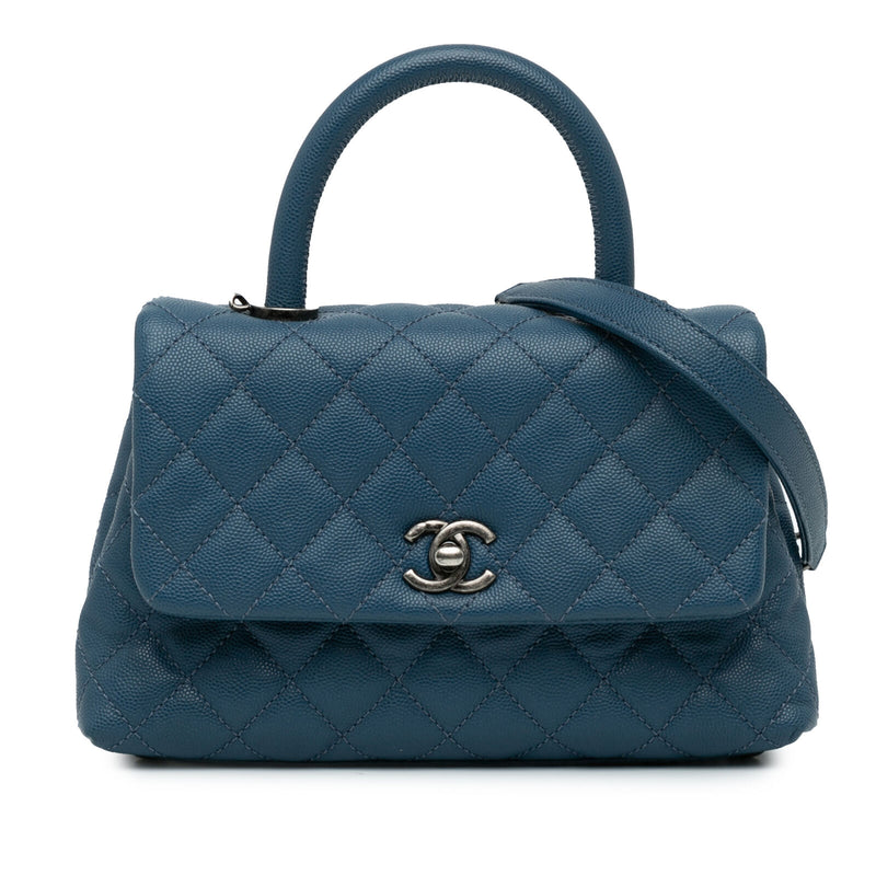 Chanel Mini Quilted Caviar Coco Top