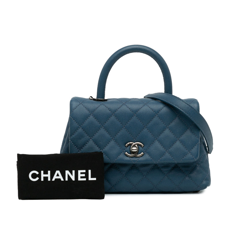 Chanel Mini Quilted Caviar Coco Top