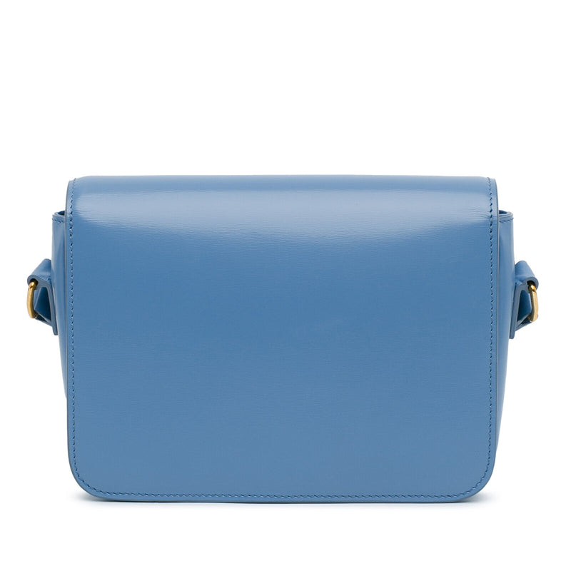 Celine Teen Triomphe Crossbody Blue