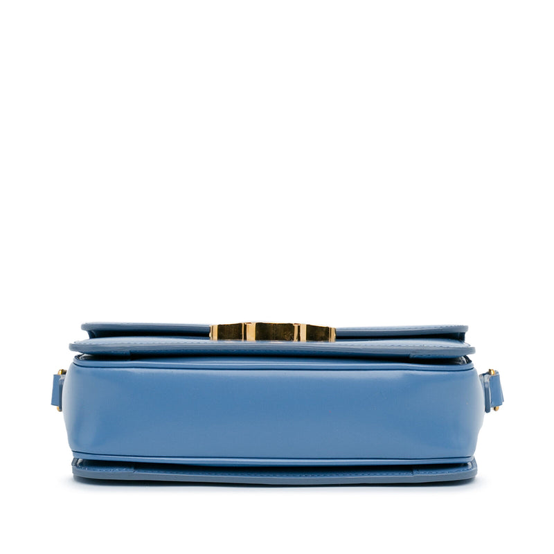 Celine Teen Triomphe Crossbody Blue