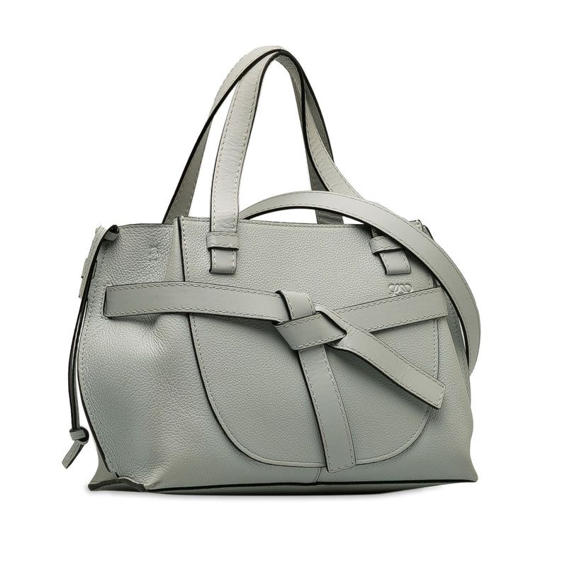 Loewe Mini Gate Top Handle Gray