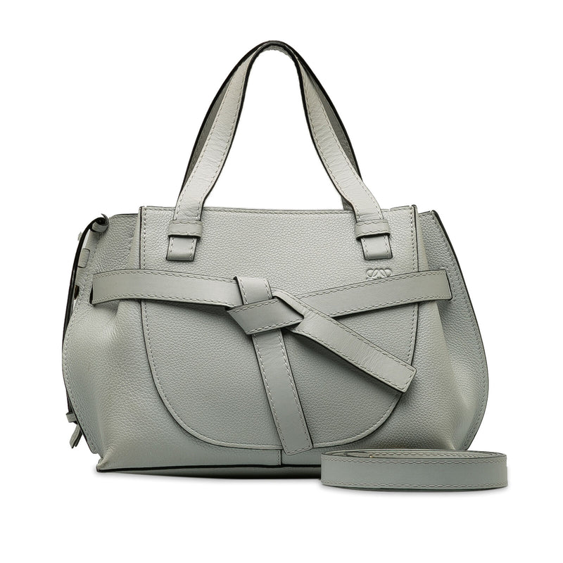 Loewe Mini Gate Top Handle Gray