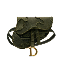 Dior Camouflage Saddle Green Olive