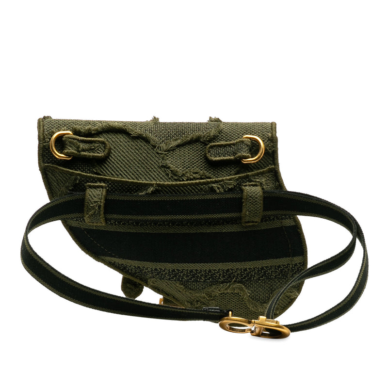 Dior Camouflage Saddle Green Olive