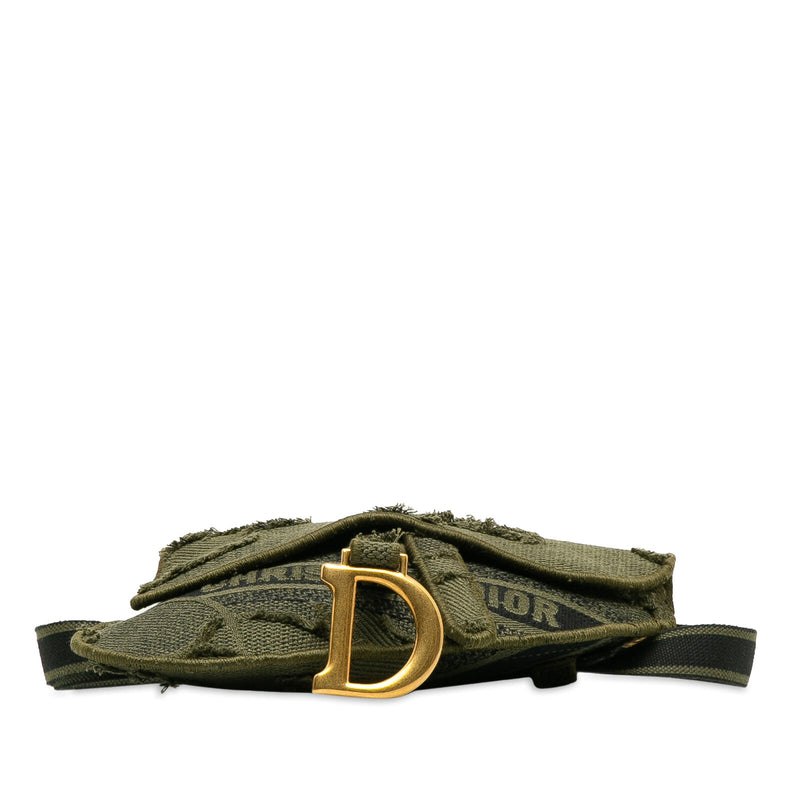 Dior Camouflage Saddle Green Olive