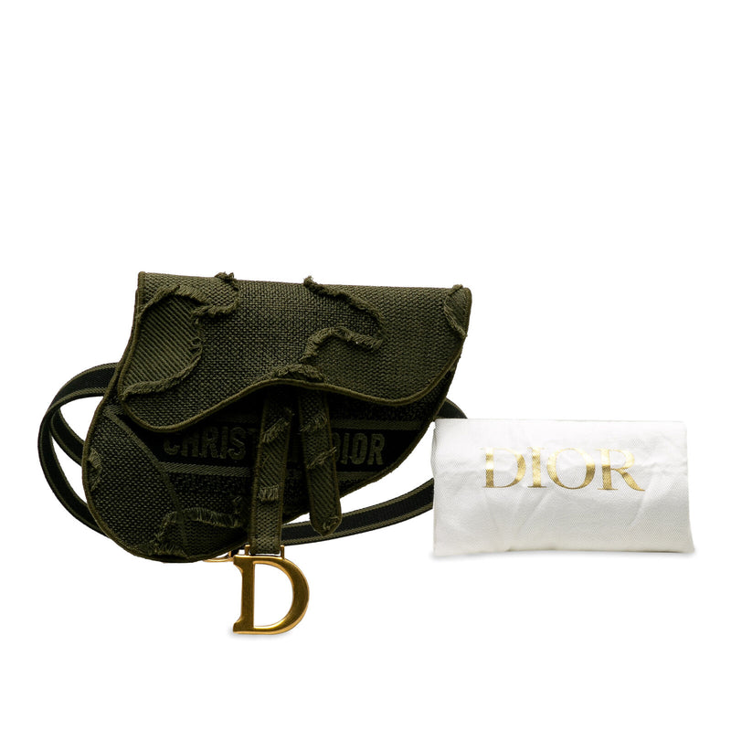 Dior Camouflage Saddle Green Olive