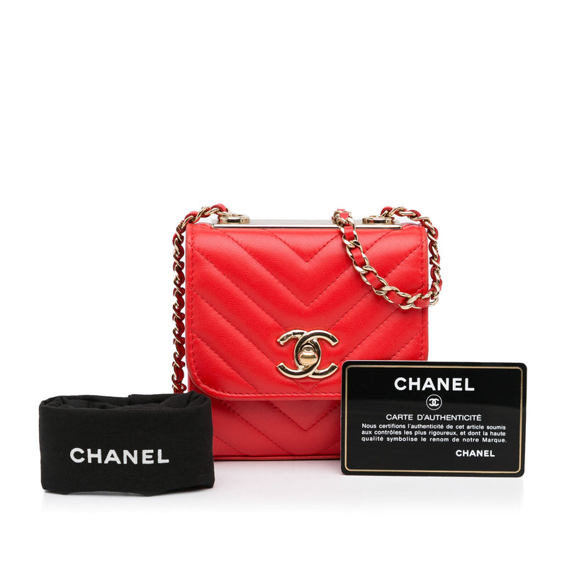 Chanel Mini Chevron Quilted