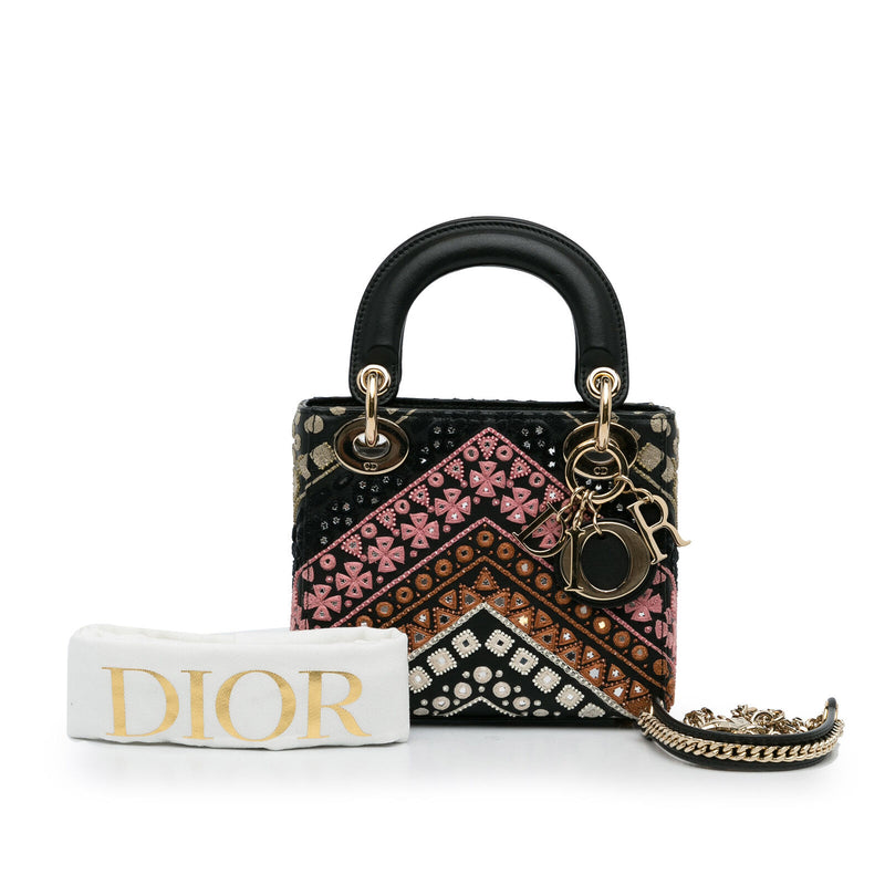 Dior Mini Embroidered Skin Lady