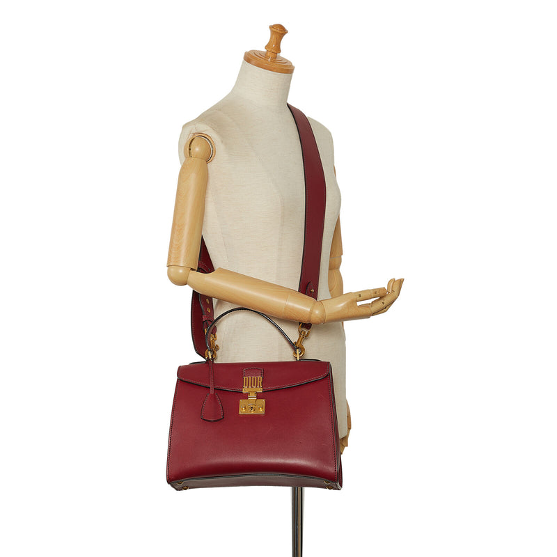 Dior Dioraddict Top Handle Bag Red