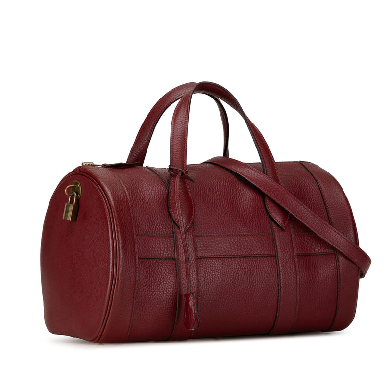 Hermès Ardennes Earl D Red Bordeaux