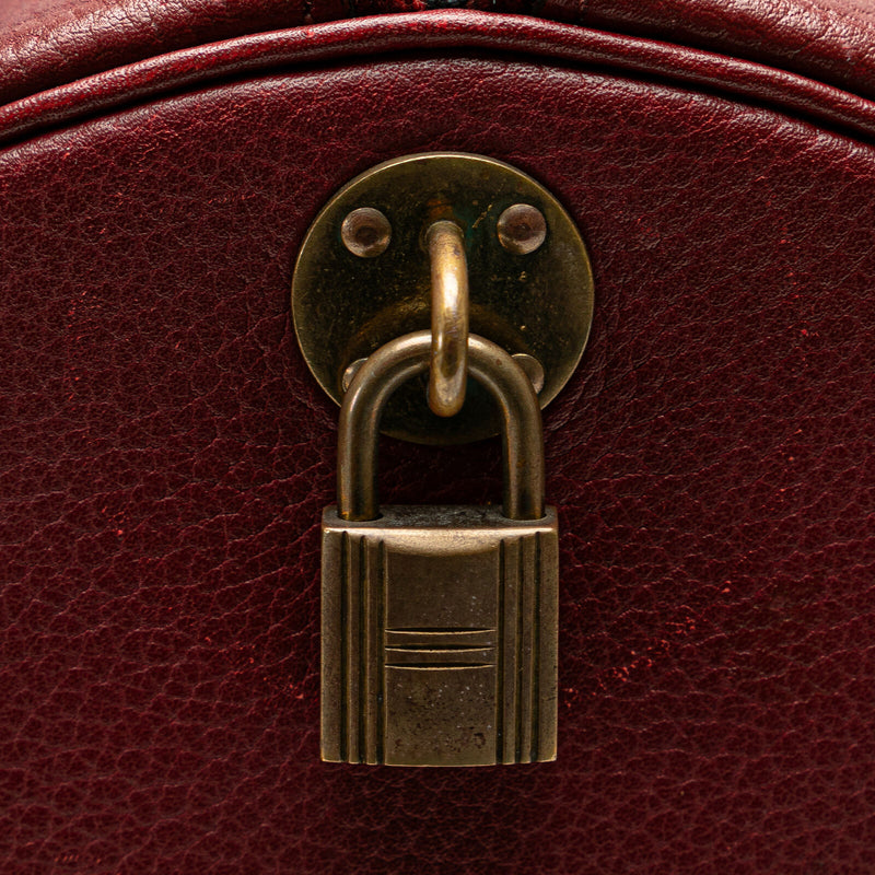 Hermès Ardennes Earl D Red Bordeaux