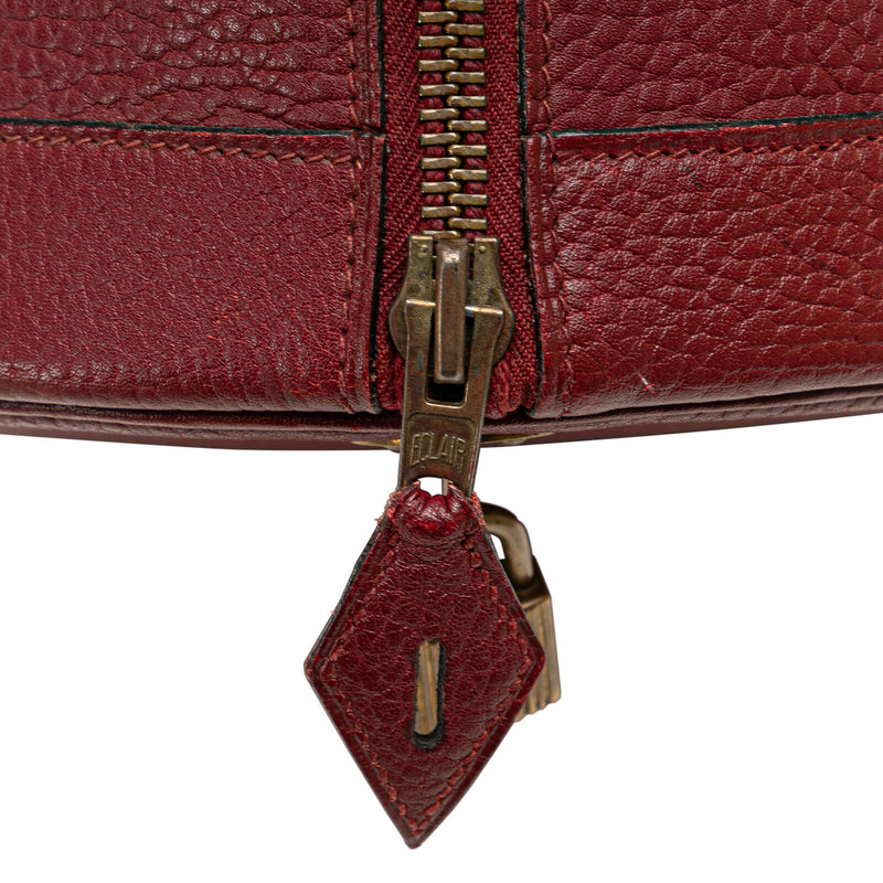 Hermès Ardennes Earl D Red Bordeaux