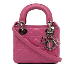 Dior Mini Lambskin Cannage Lady