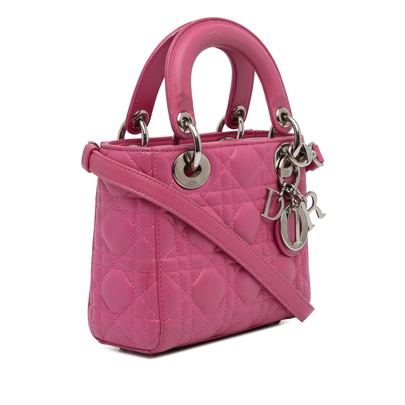 Dior Mini Lambskin Cannage Lady