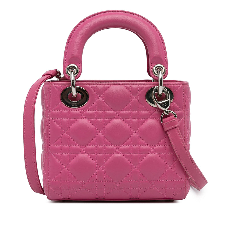 Dior Mini Lambskin Cannage Lady