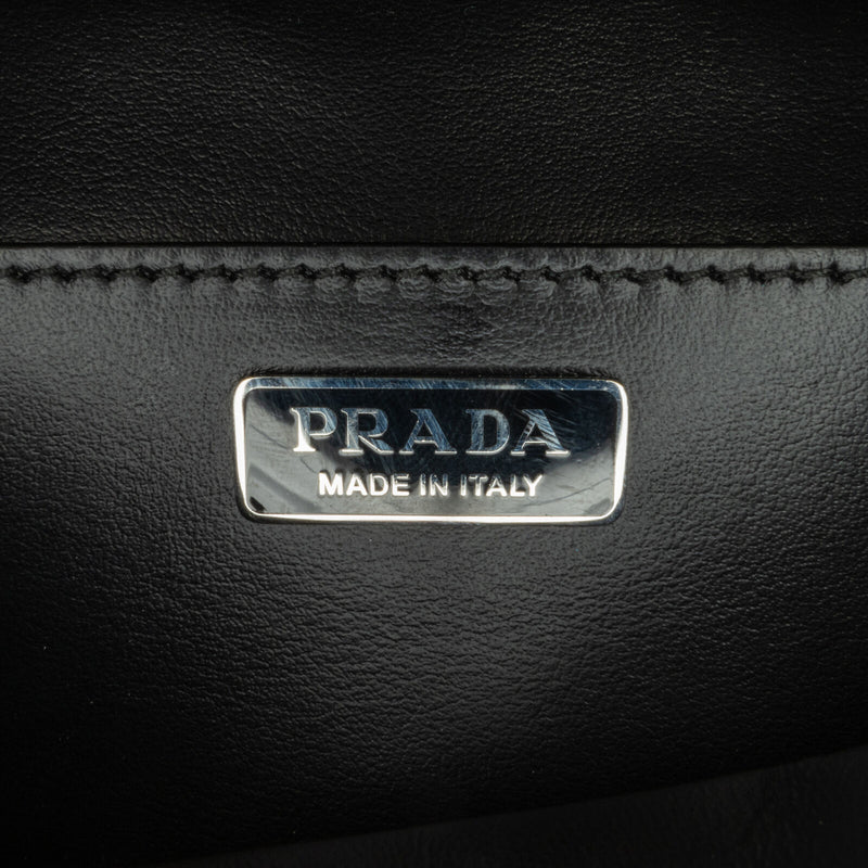 Prada Spazzolato Triangle Logo