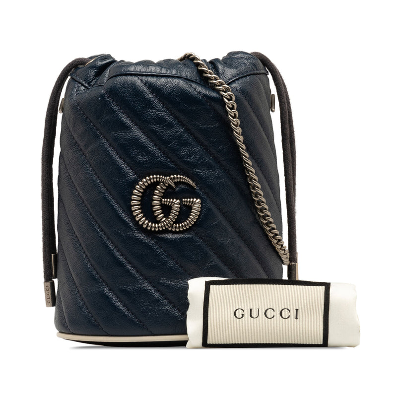 Gucci Mini Torchon Gg Marmont Blue