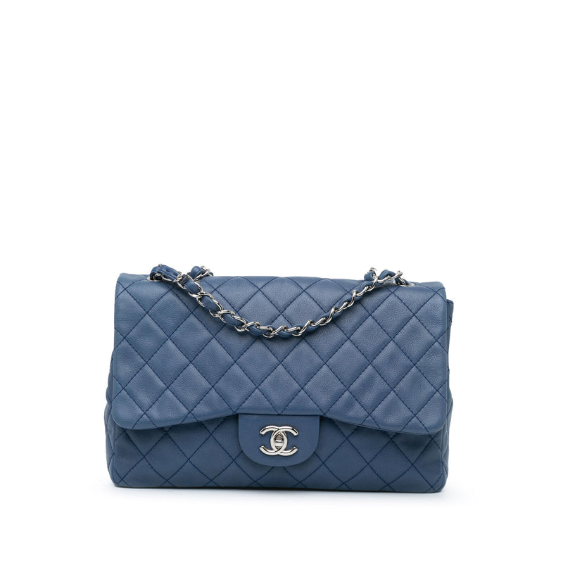 Chanel Jumbo Classic Caviar Single