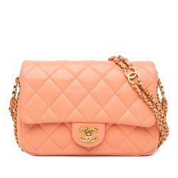 Chanel Mini Quilted Caviar Cc You