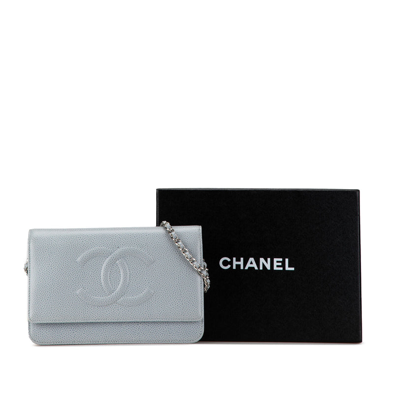 Chanel Cc Caviar Wallet On Chain