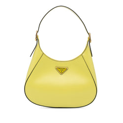 Prada Spazzolato Cleo Yellow Calf