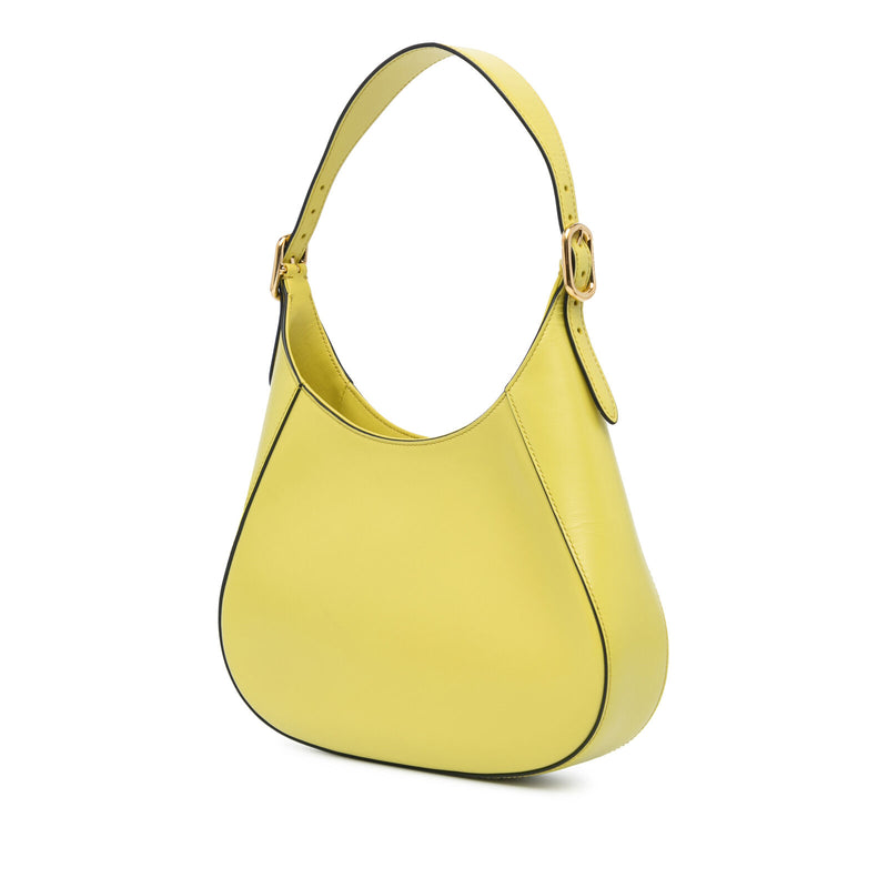 Prada Spazzolato Cleo Yellow Calf