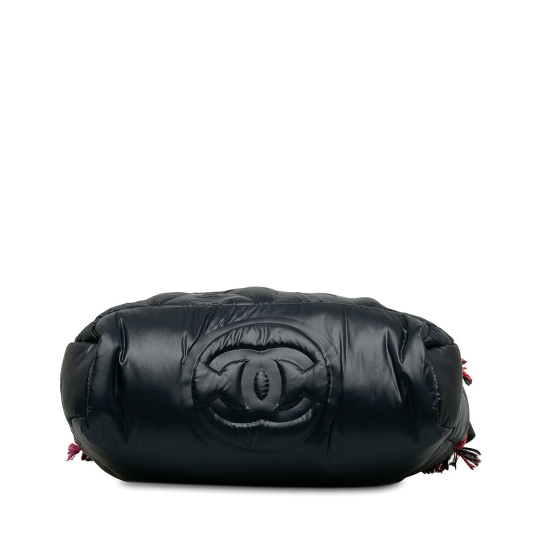 Chanel Doudoune Black Nylon Fabric